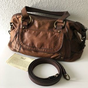 Genuine Leather Fossil Crossbody Handbag